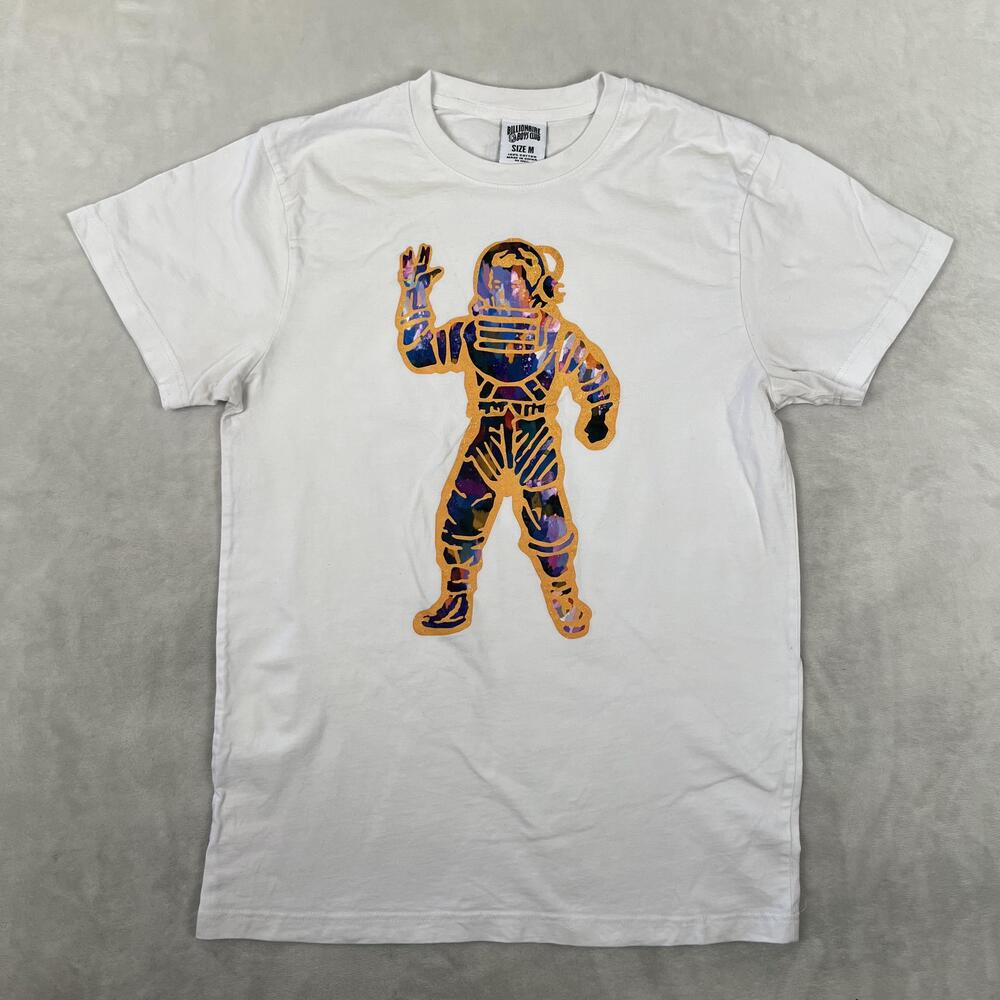 Billionaire Boys Club T-Shirt Mens Medium White Astronaut Space Graphic Tee
